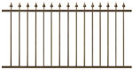 clôture fer Monaco avec pointes