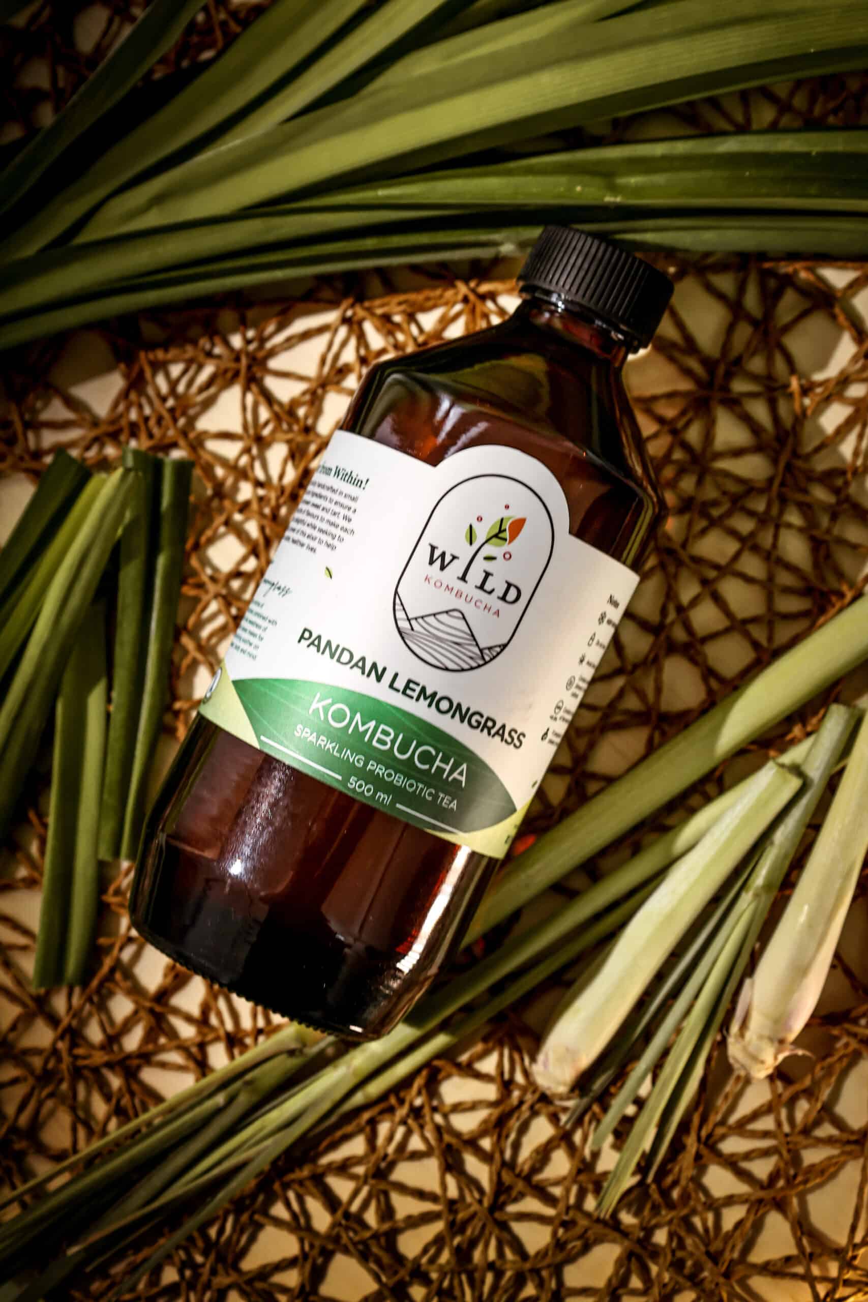 creative lemongrass tea photoshoot