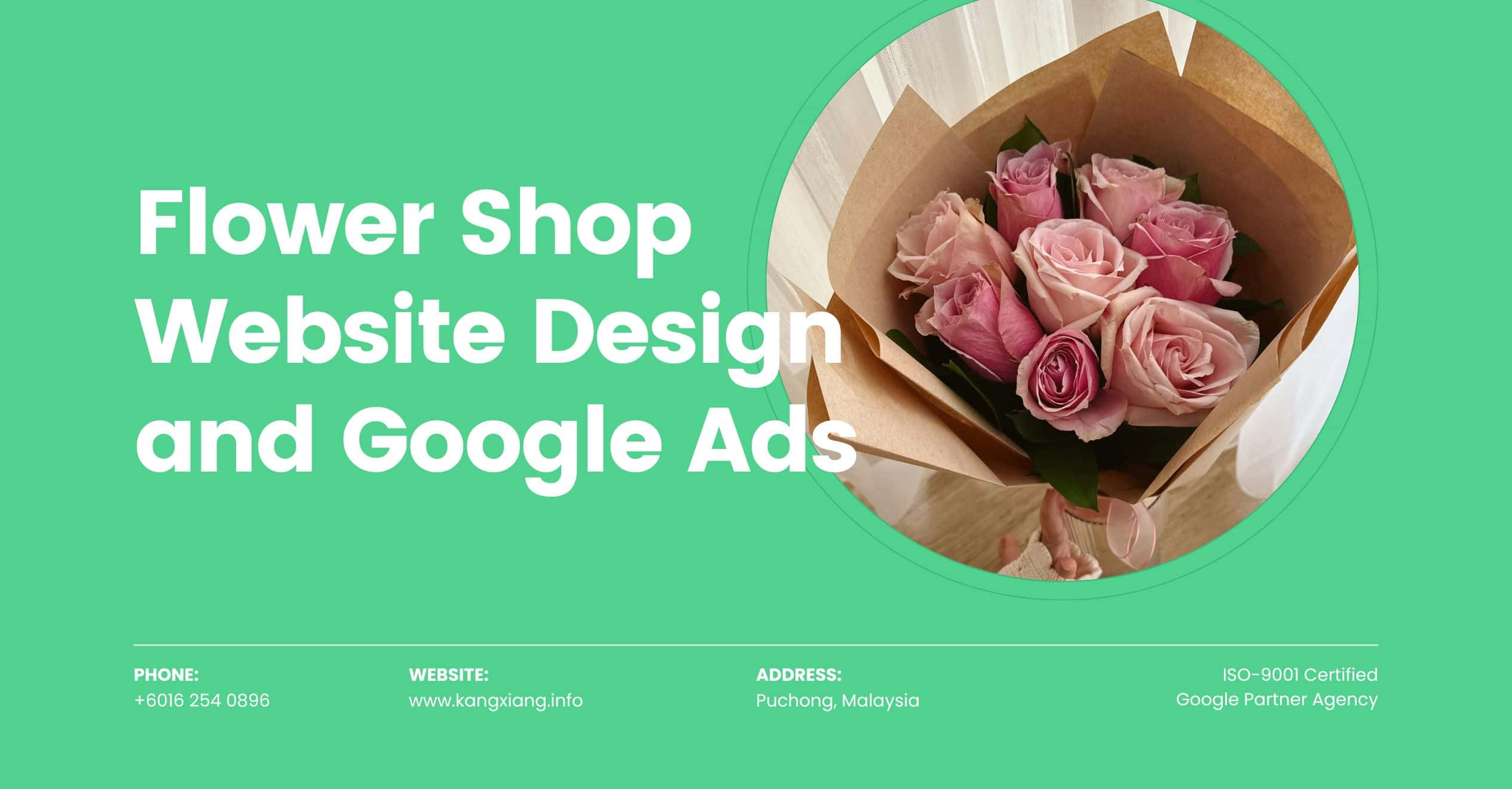 flower shop website design marketing