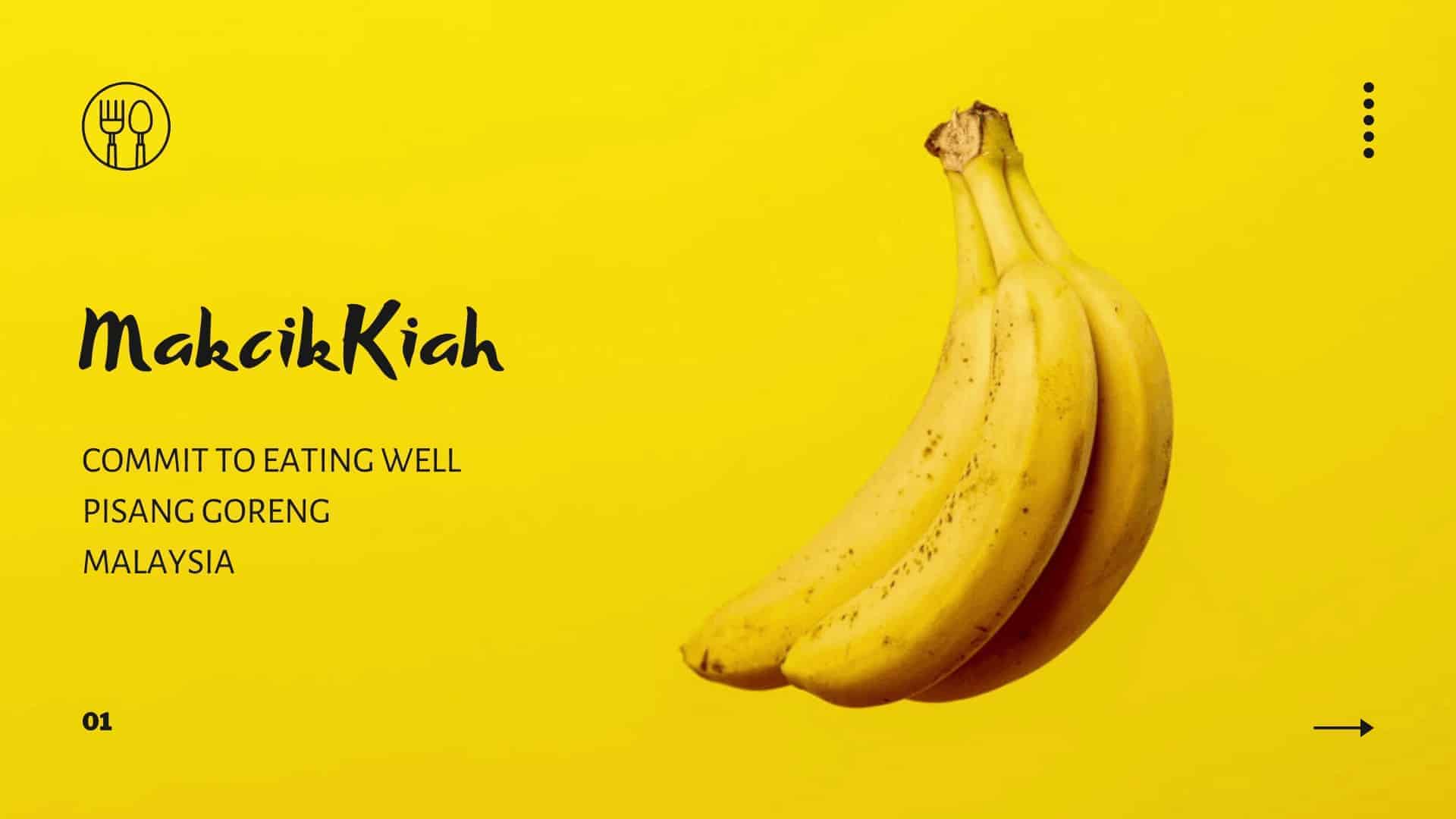 makcik kiah goreng pisang