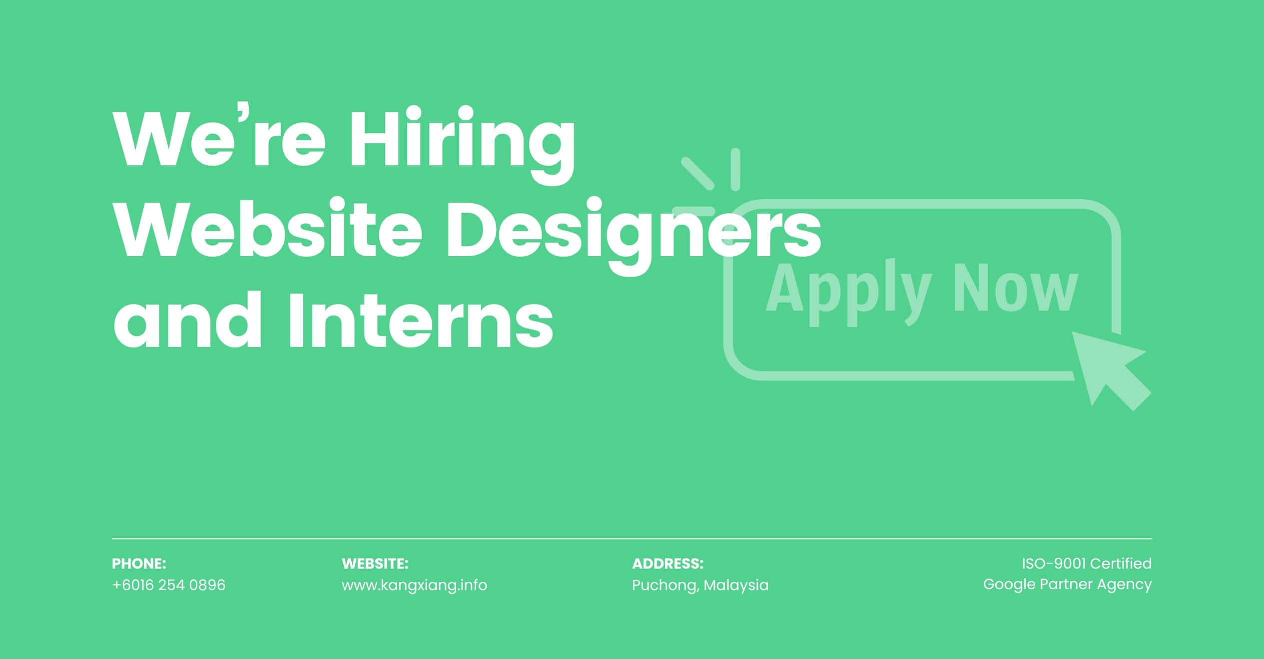 website designer interns