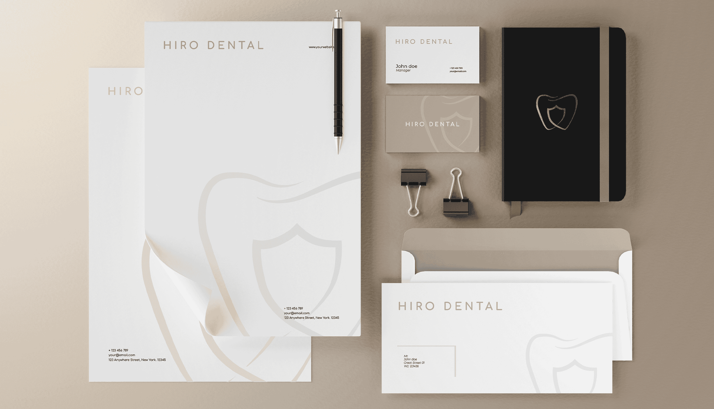 Hiro Dental Branding Kit