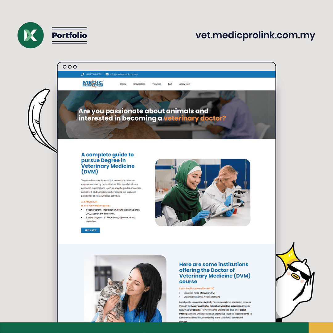 Medic Pro Link Website Design Malaysia