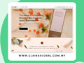 claira global website design