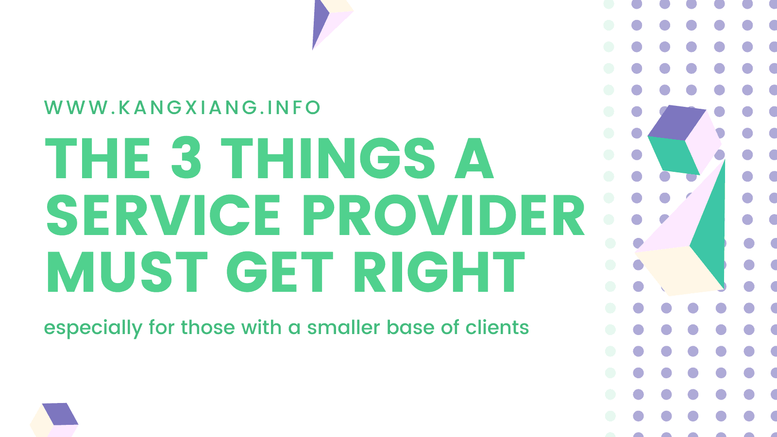 online business for service provider